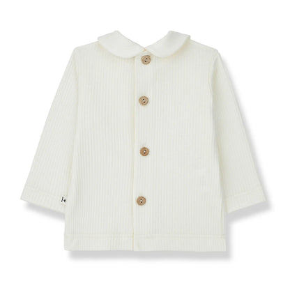 1 + in the Family - Longsleeve / Collar Blouse "Colette" | ecru 1+ in the family