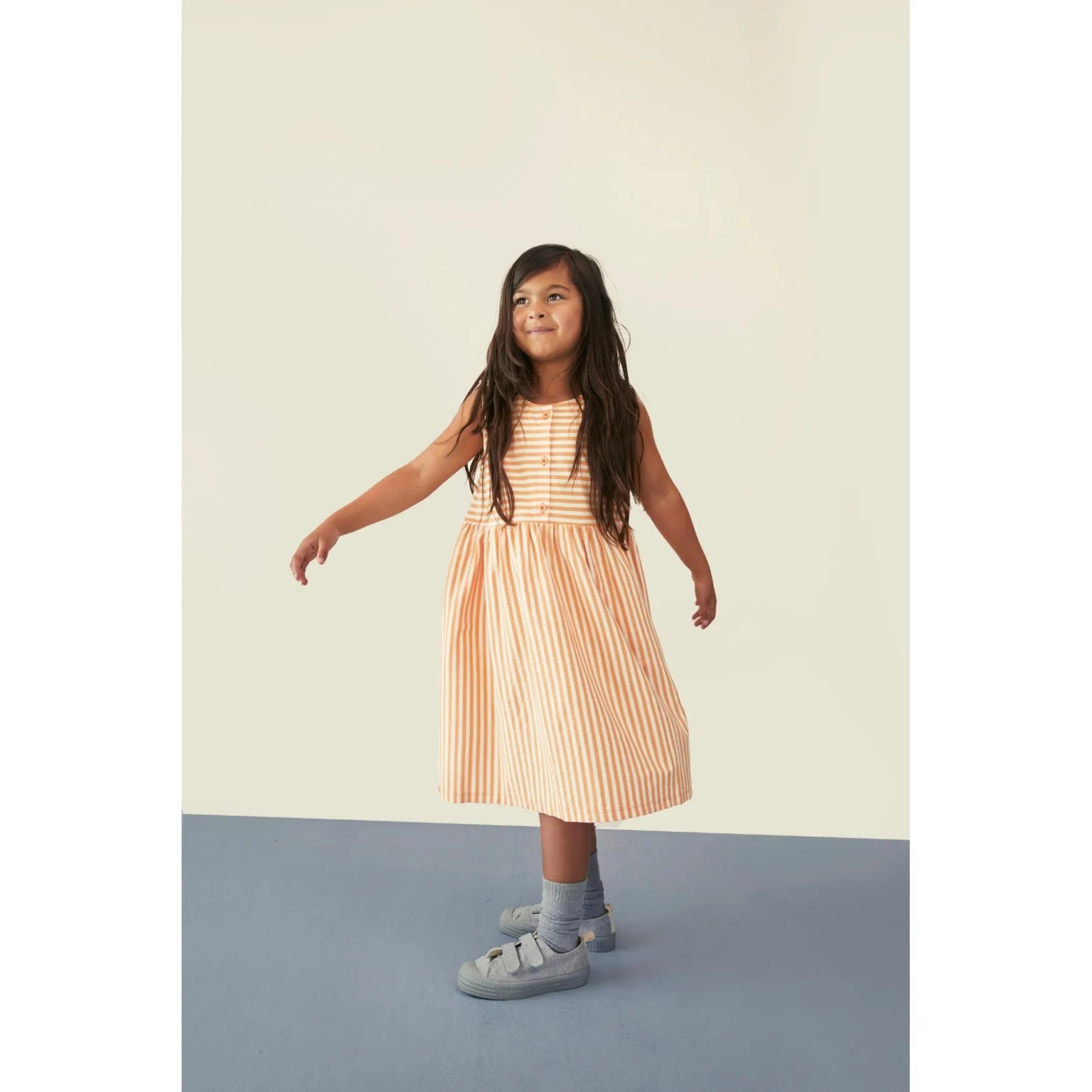 Gray Label - Kleid "Sleeveless Dress GOTS" | melon - cream