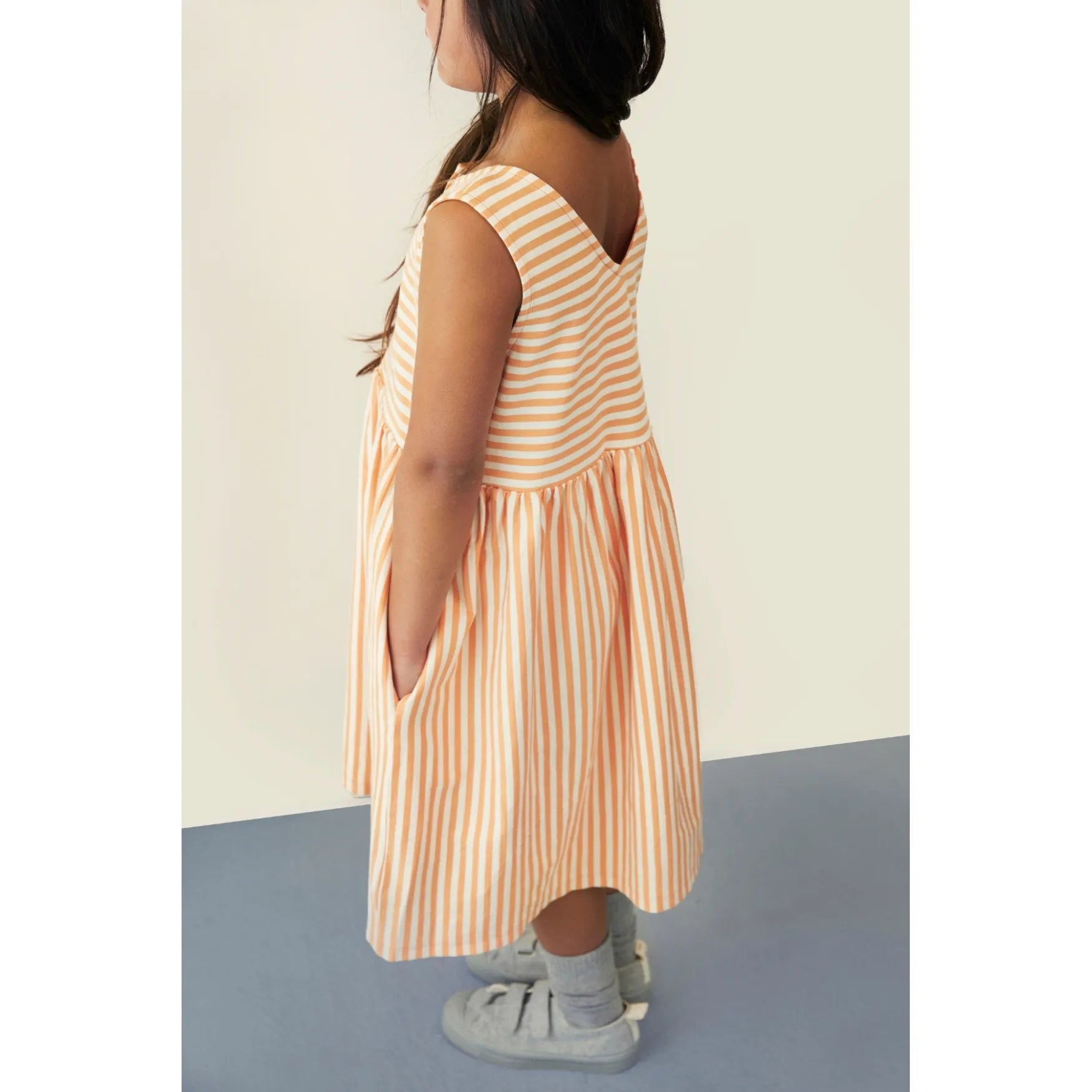 Gray Label - Kleid "Sleeveless Dress GOTS" | melon - cream