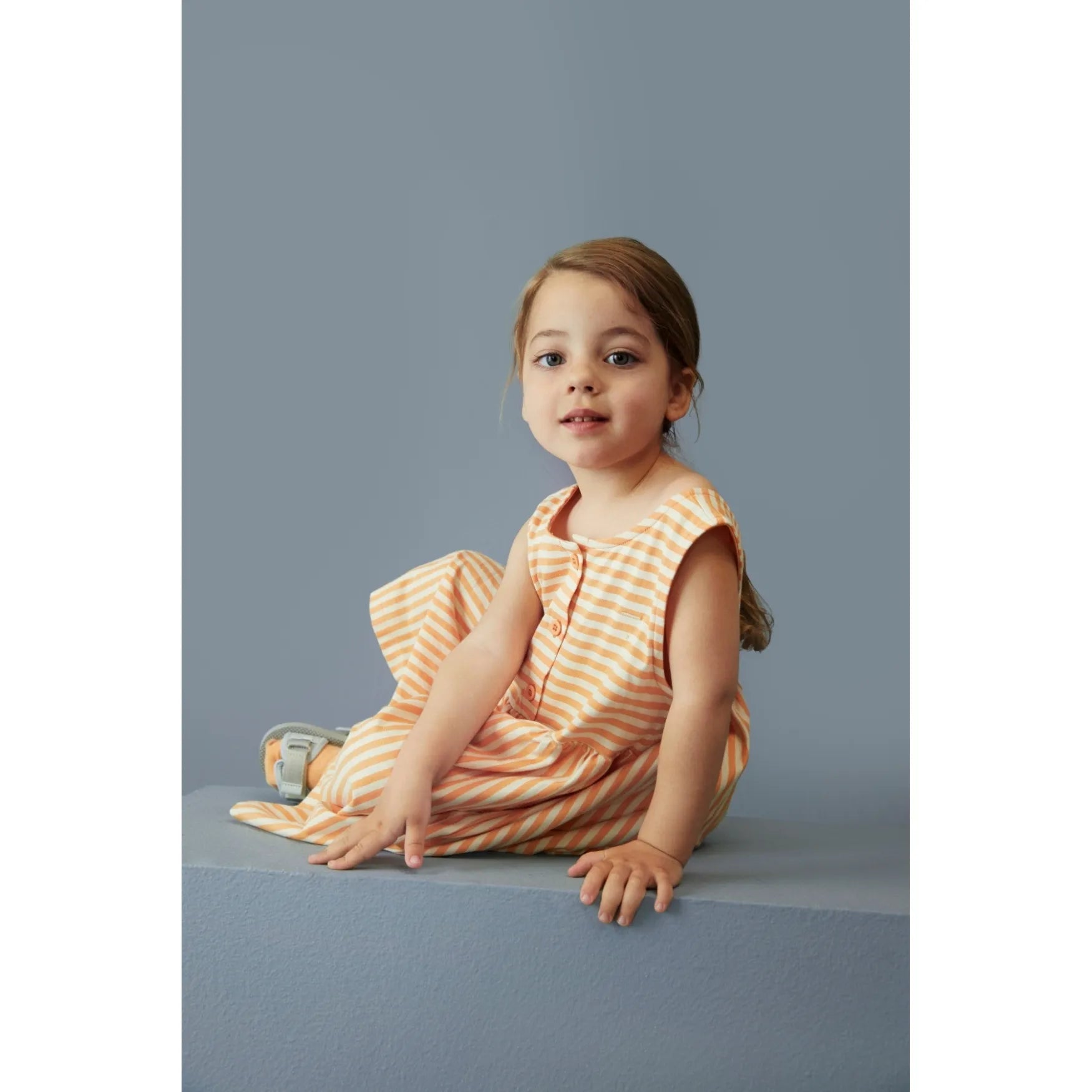 Gray Label - Kleid "Sleeveless Dress GOTS" | melon - cream