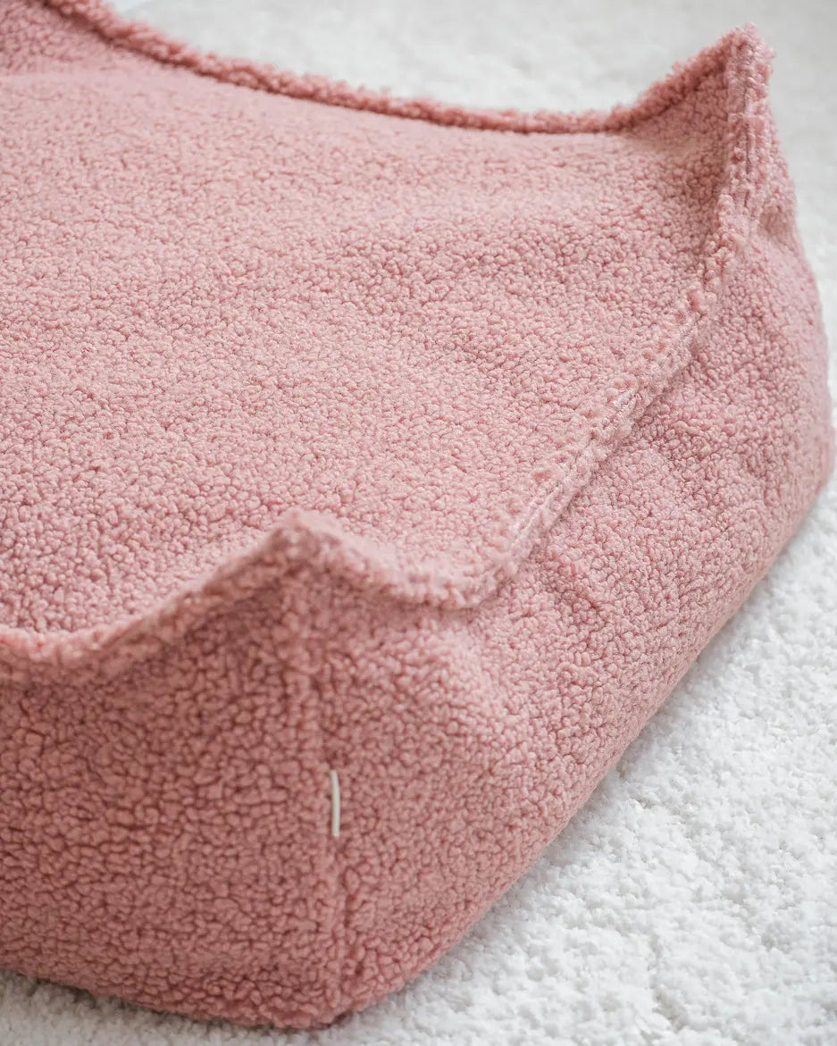 Wigiwama - Ottomane "Ottoman" | guava-pink-square-ottoman