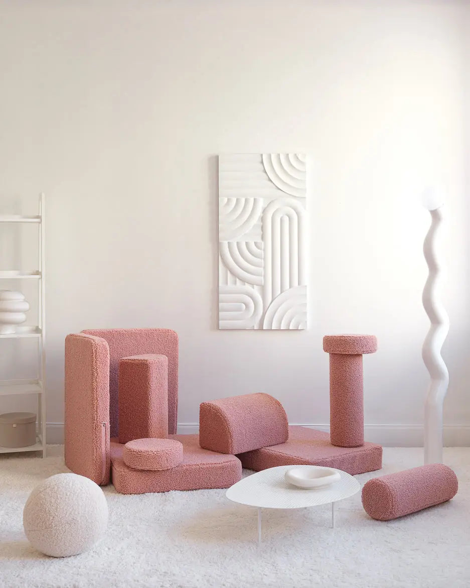 Wigiwama - Sofa "Settee" | guava-pink