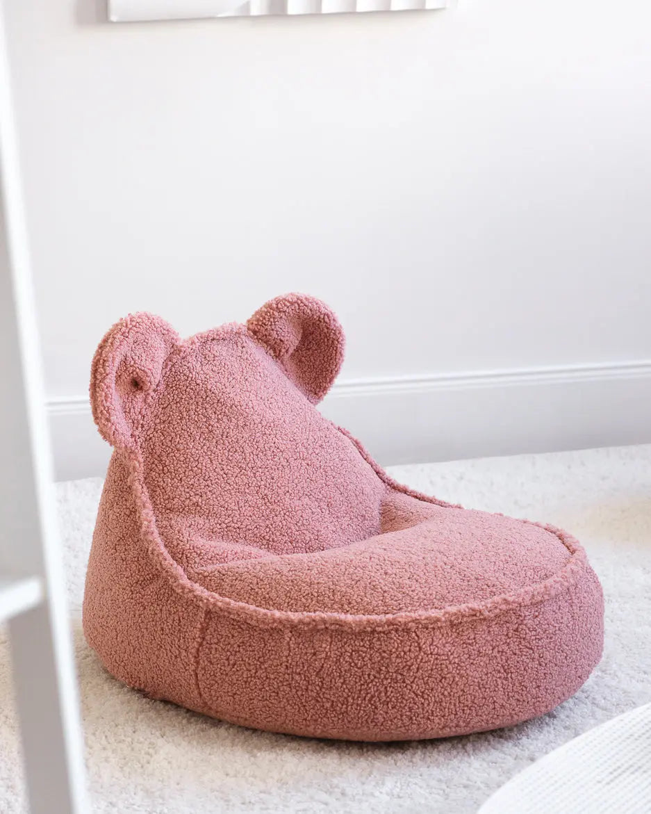 Wigiwama - Bären-Sitzsack "Bear Beanbag" | guava-pink