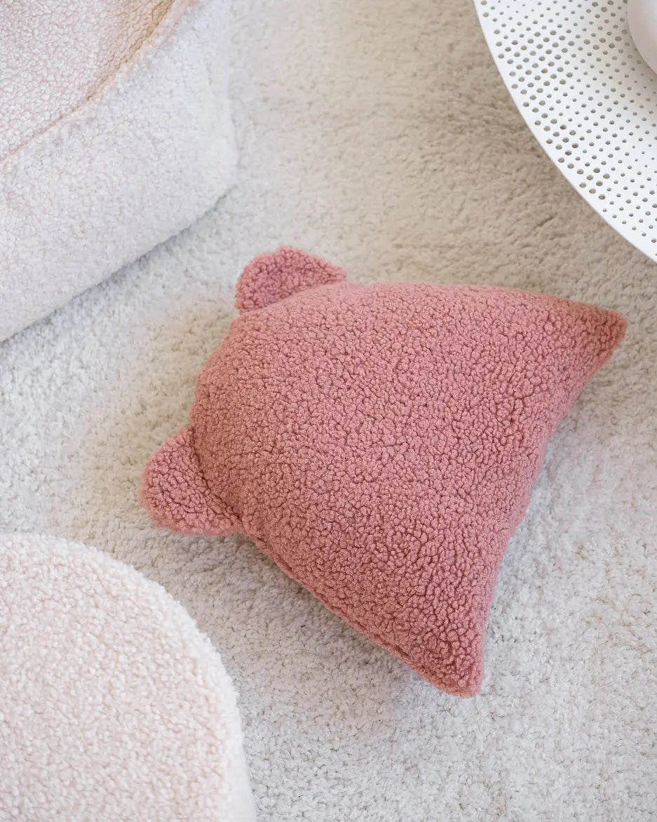 Wigiwama - Kissen "Cushion" | guava-pink-bear-cushion
