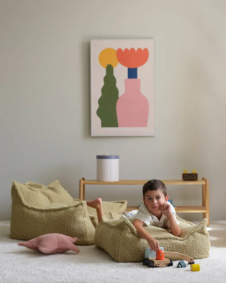 Wigiwama - Kissen "Cushion" | guava-pink-star-cushion