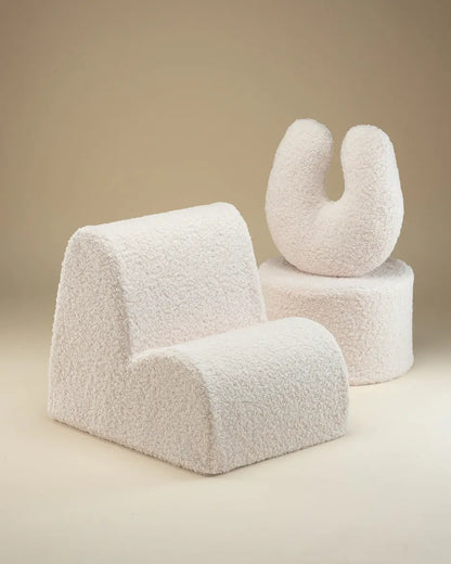 Wigiwama - Sitzpuff "Pouffe" | cream-white