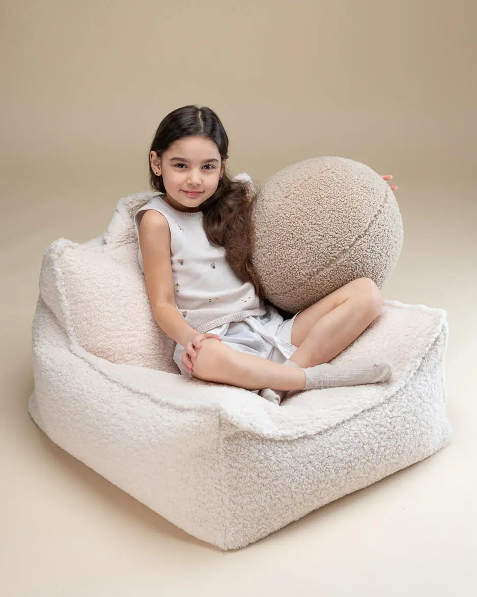 Wigiwama - Sitzsackstuhl "Beanbag Chair" | cream-white