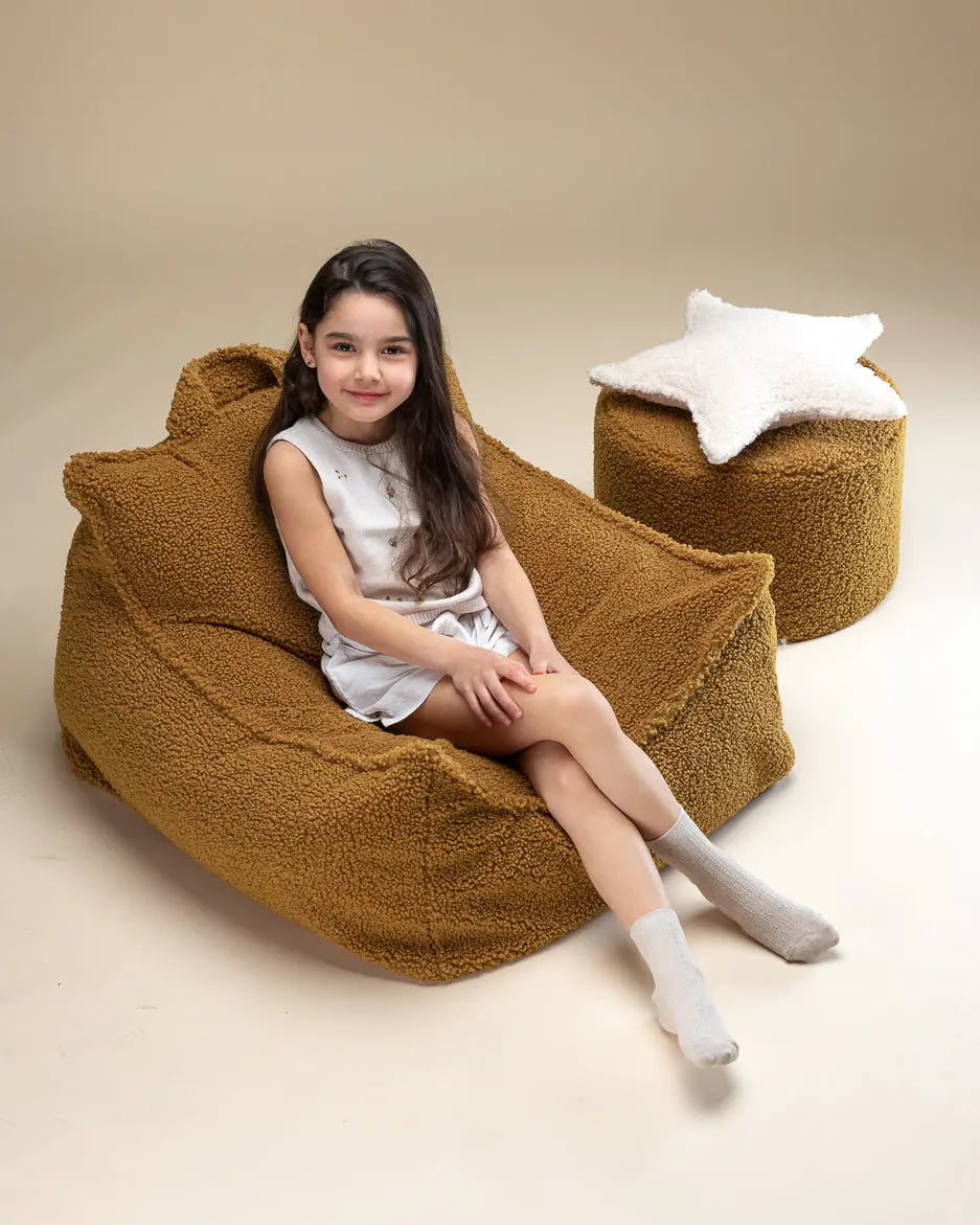 Wigiwama - Kissen "Star Cushion" | cream-white