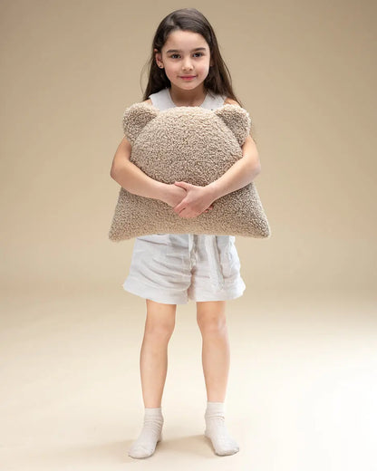 Wigiwama - Kissen "Bear Cushion" | biscuit