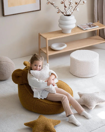 Wigiwama - Sitzpuff "Pouffe" | cream-white