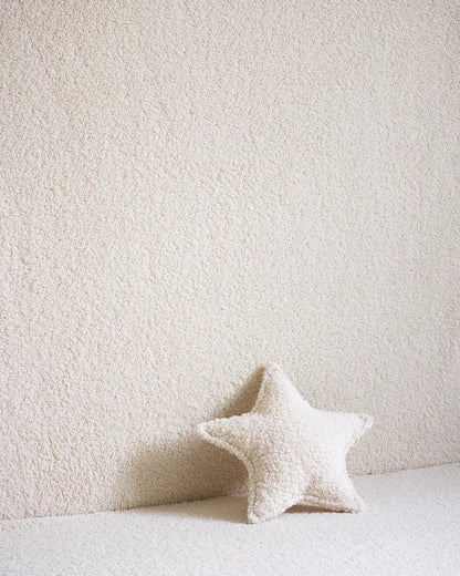 Wigiwama - Kissen "Star Cushion" | cream-white