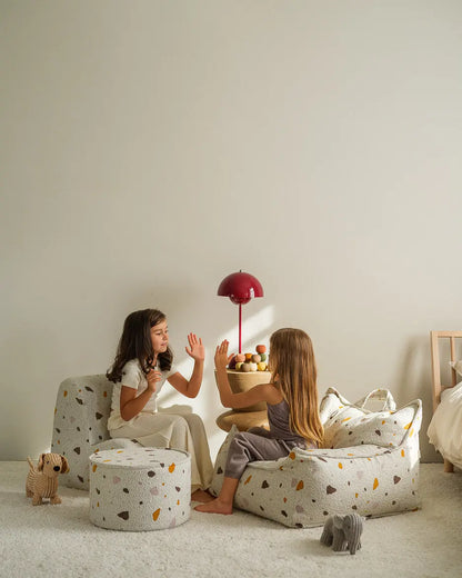 Wigiwama - Sitzpuff "Pouffe" | terrazzo-marble