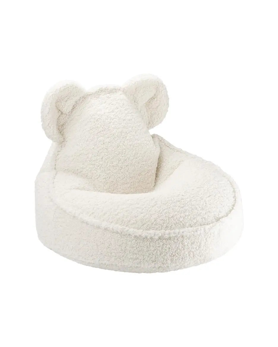 Wigiwama - Bären-Sitzsack "Bear Beanbag" | cream-white