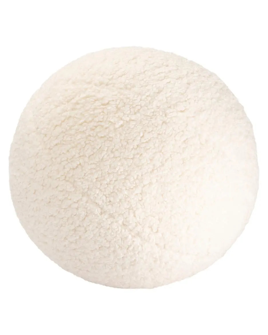 Wigiwama - Kissen "Ball Cushion" | cream-white