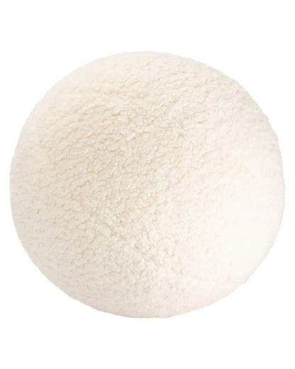 Wigiwama - Kissen "Ball Cushion" | cream-white