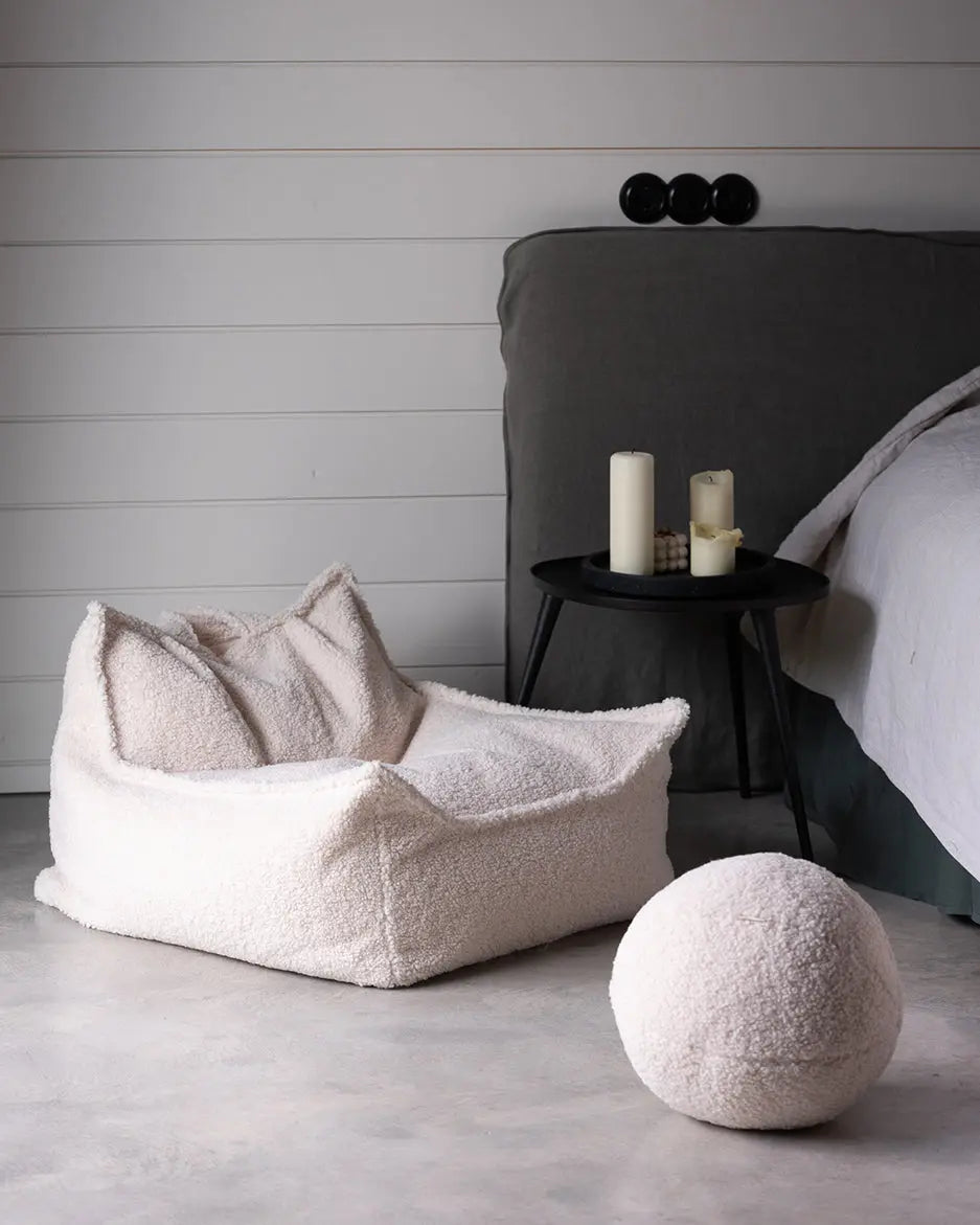 Wigiwama - Sitzsackstuhl "Beanbag Chair" | cream-white