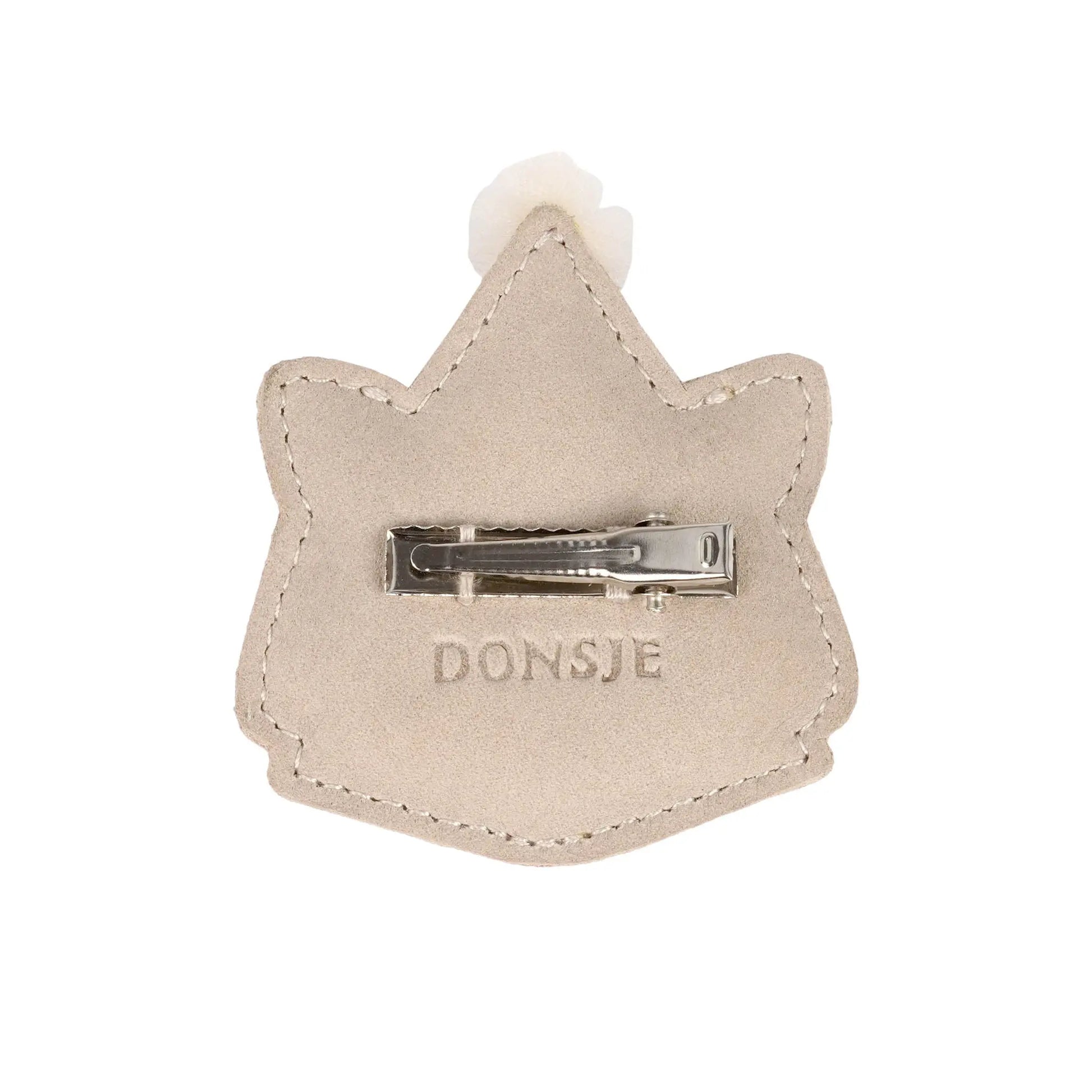 Donsje - Anstecker "Festie Clip  Festive Cat" | lilac nubuck Donsje