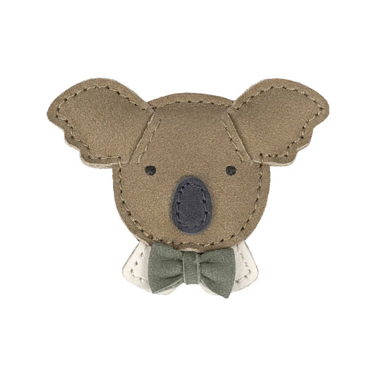 Donsje - Anstecker "Tendo Clip  Festive Koala" | truffle nubuck Donsje