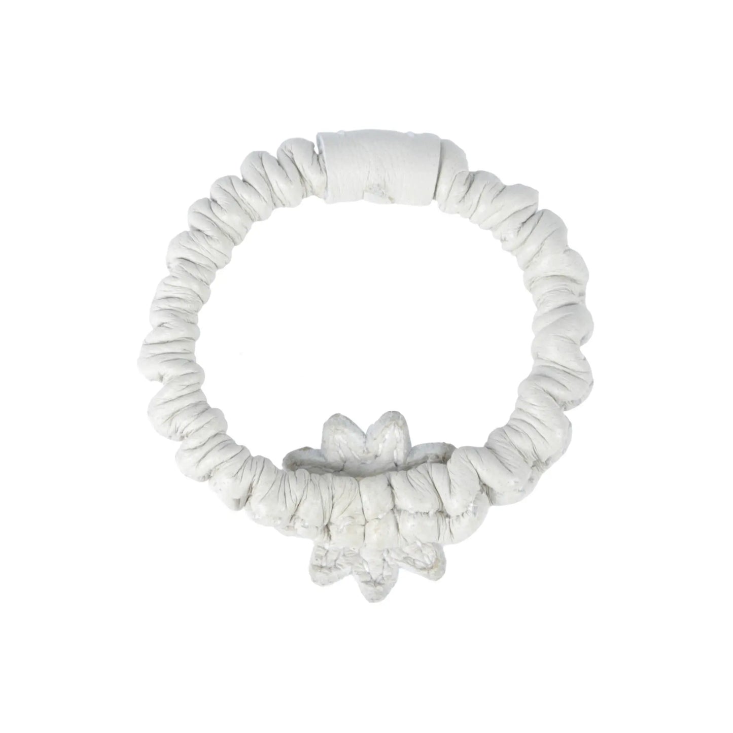 Donsje - Armband "Faili Bracelet  Daisy" | off white sheep leather Donsje