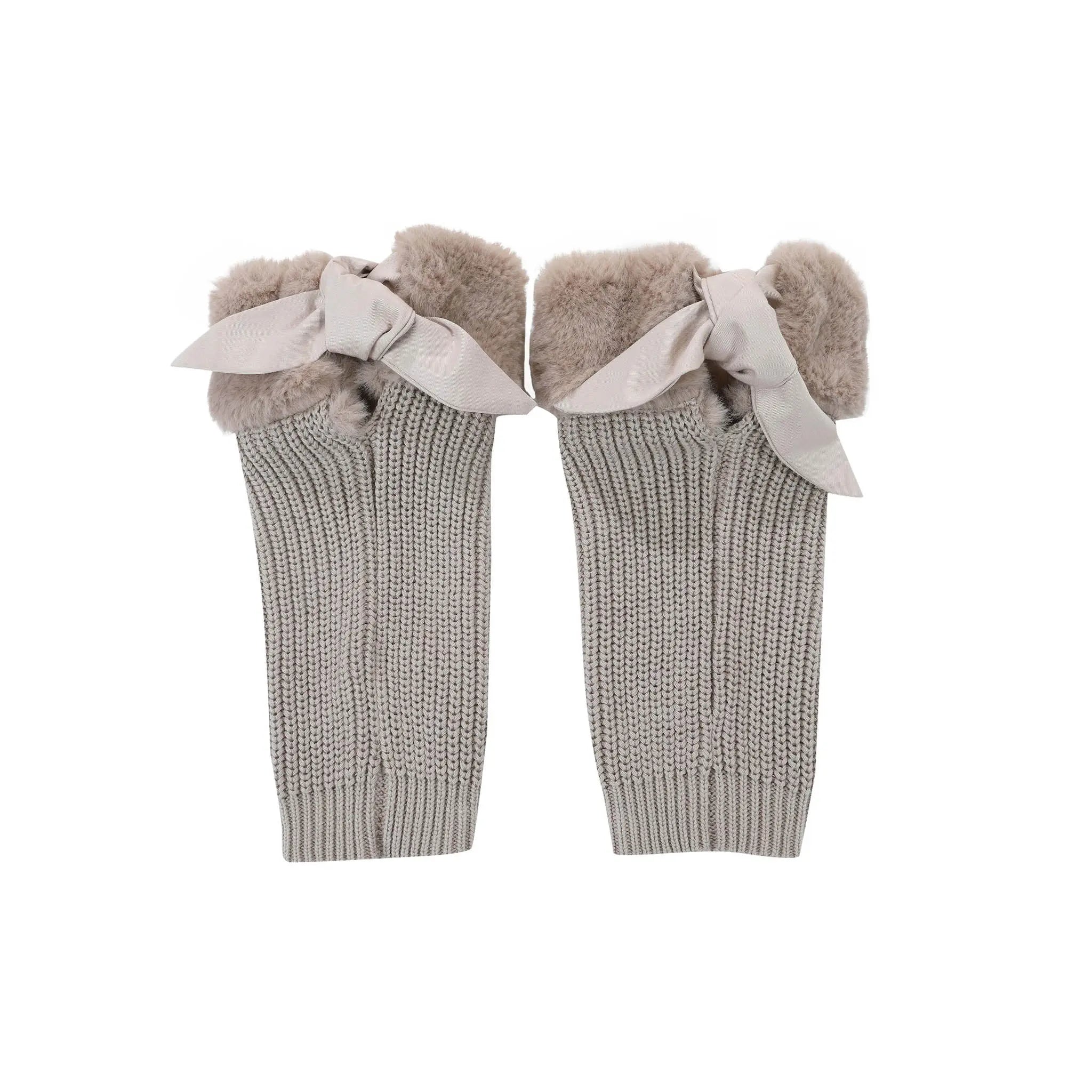 Donsje - Beinwärmer "Gina Leg Warmers" | taupe teddy Donsje