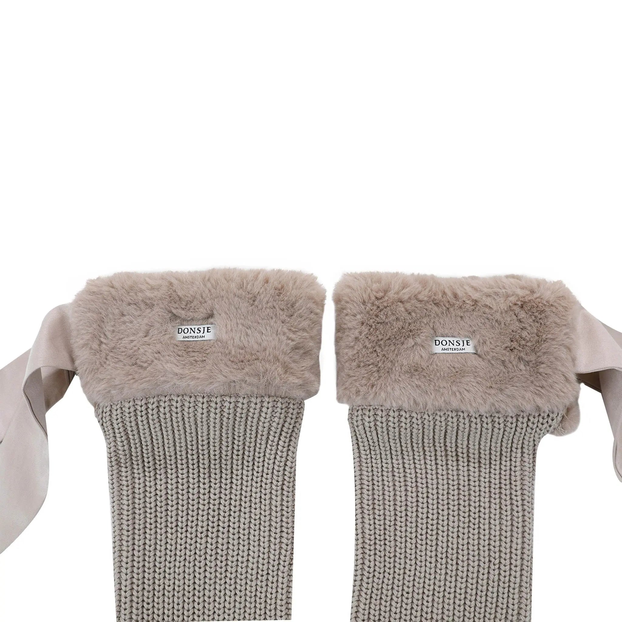 Donsje - Beinwärmer "Gina Leg Warmers" | taupe teddy Donsje