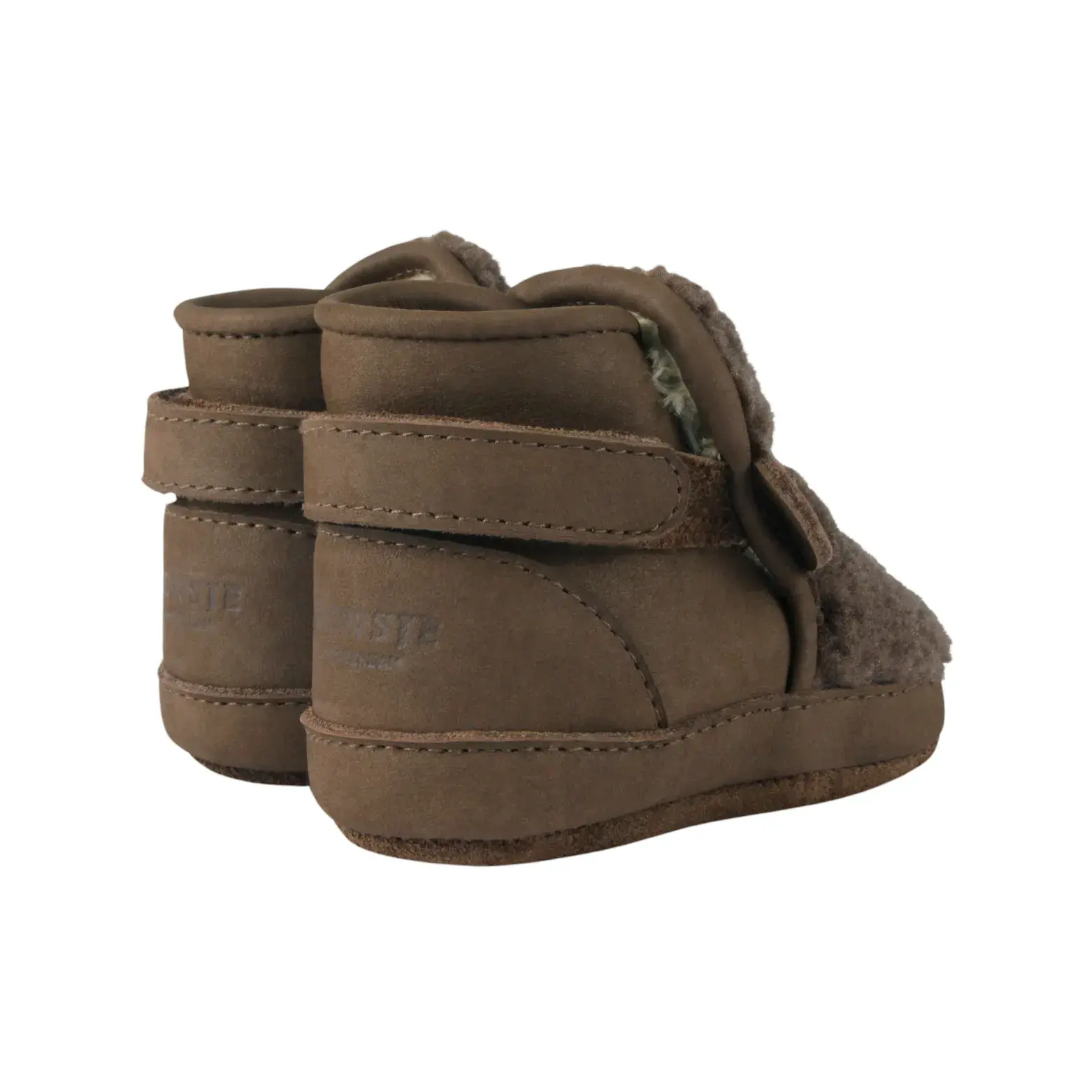 Donsje - Booties "Richy Booties  Stag" | hazelnut curly faux fur Donsje