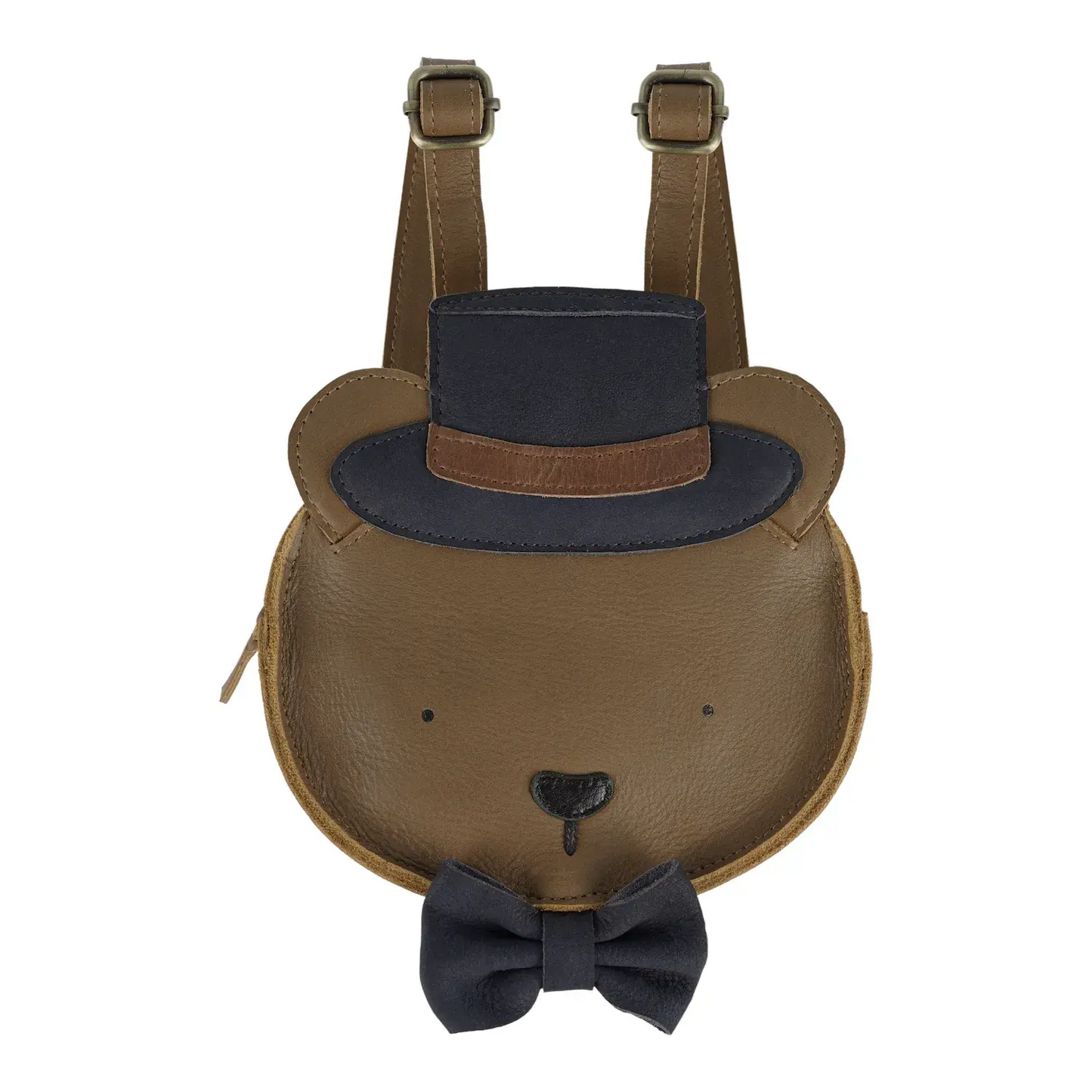 Donsje - Rucksack "Matsi Backpack  Bear" | cognac classic leather Donsje