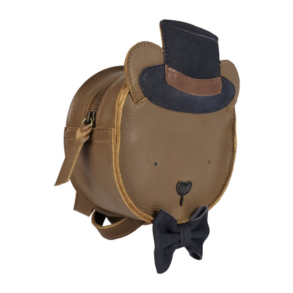 Donsje - Rucksack "Matsi Backpack  Bear" | cognac classic leather Donsje