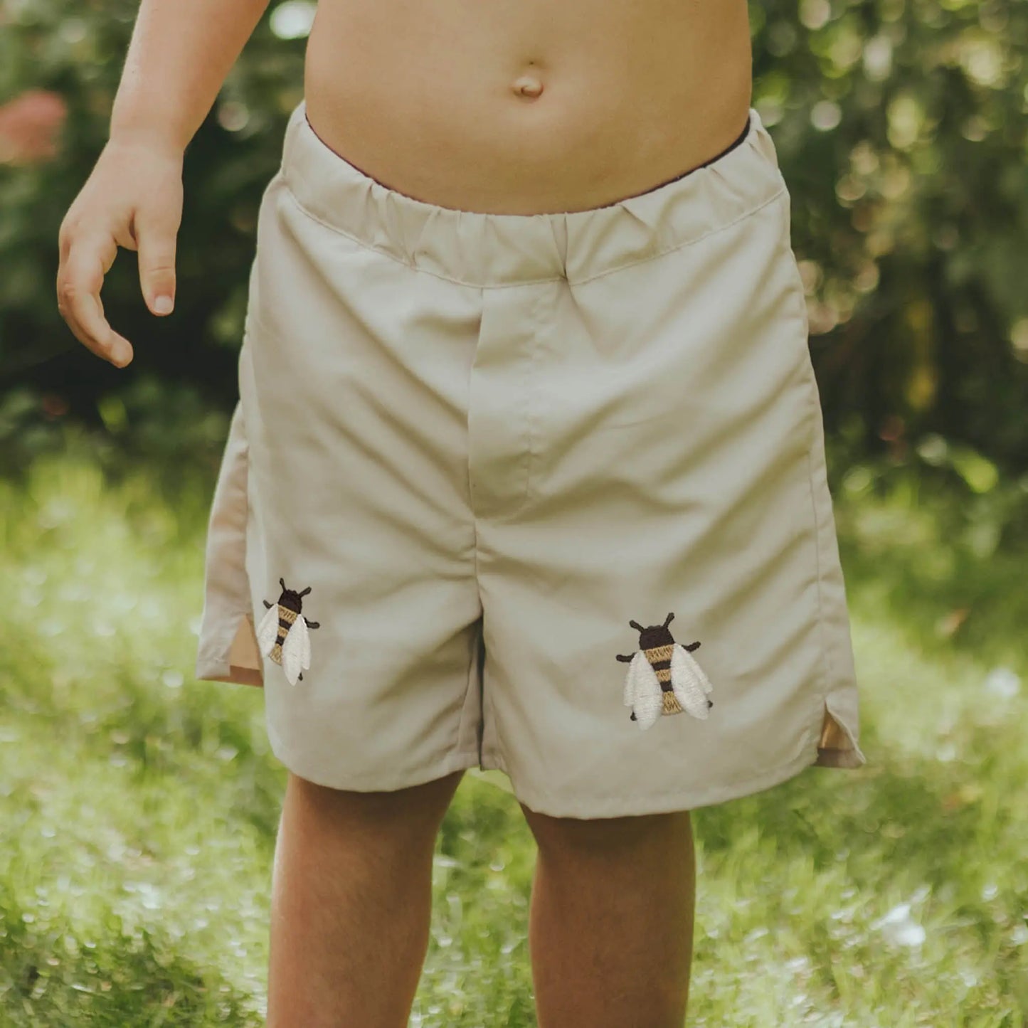 Donsje - Schwimm Shorts "Mees Swim Shorts  Bee" | cream Donsje