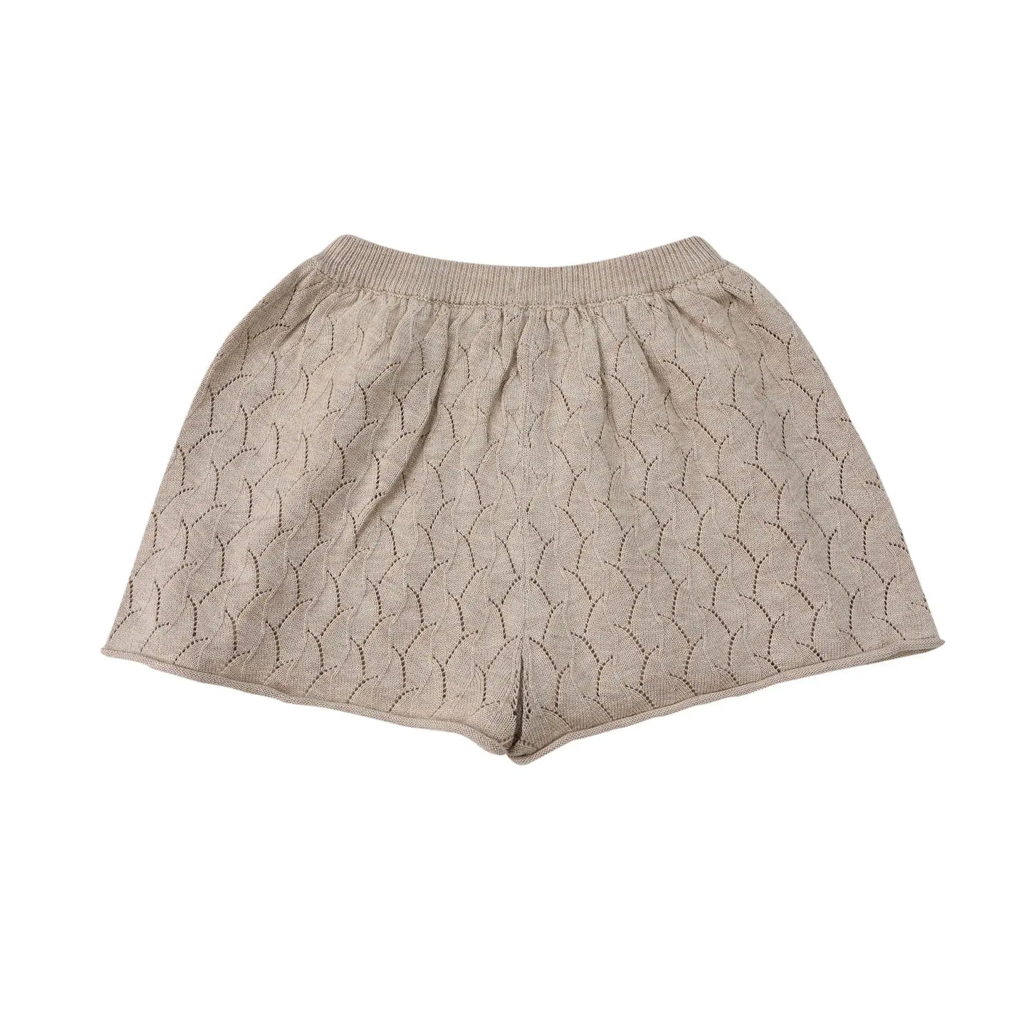 Donsje - Shorts "Canae Shorts" | lavender brown melange Donsje