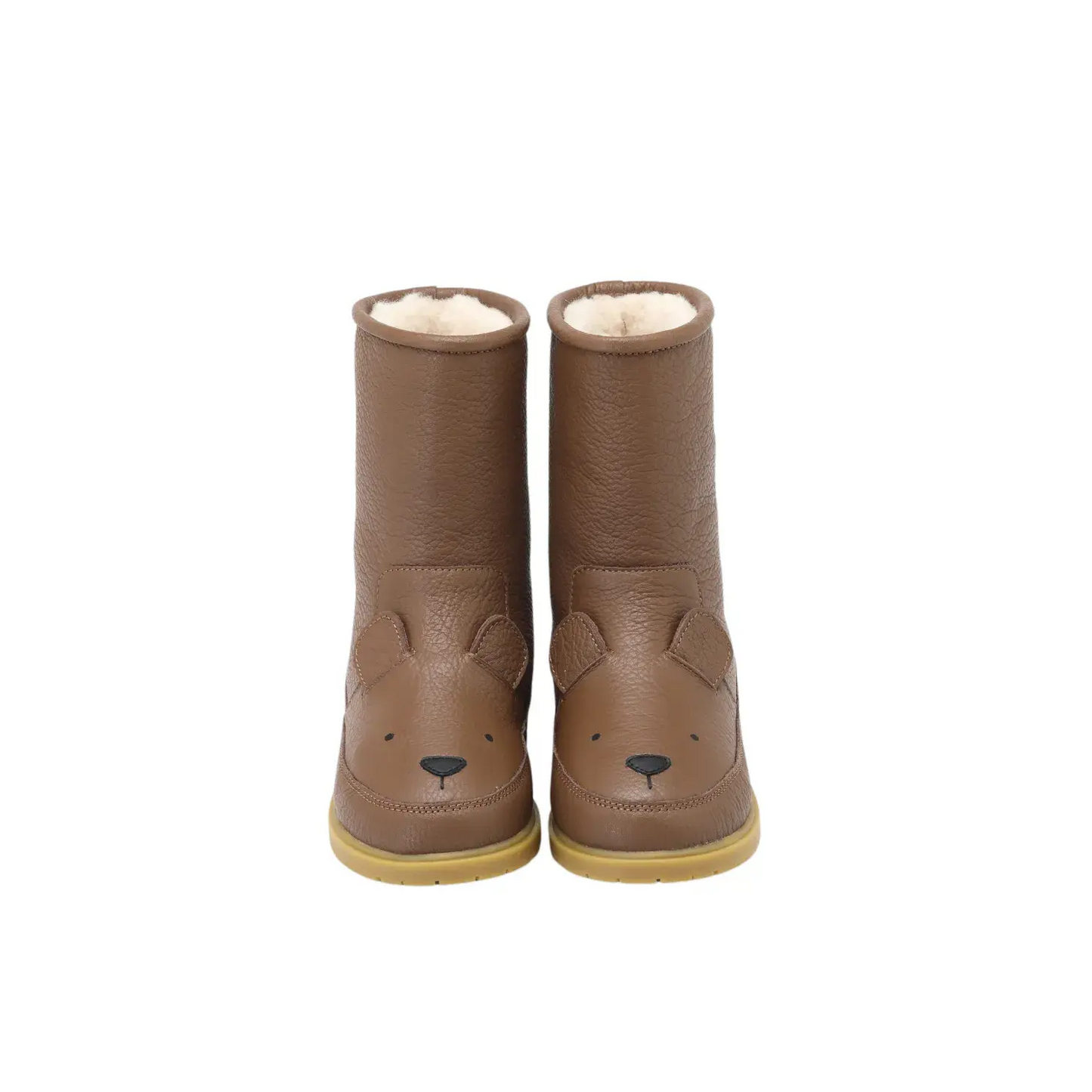 Donsje - Sitefel "Wadudu Classic Boots  Bear" | cognac leather Donsje