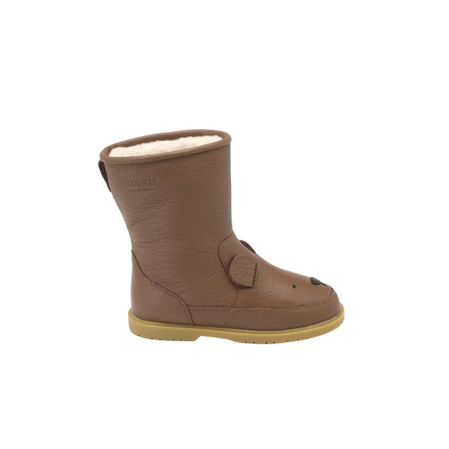 Donsje - Sitefel "Wadudu Classic Boots  Bear" | cognac leather Donsje