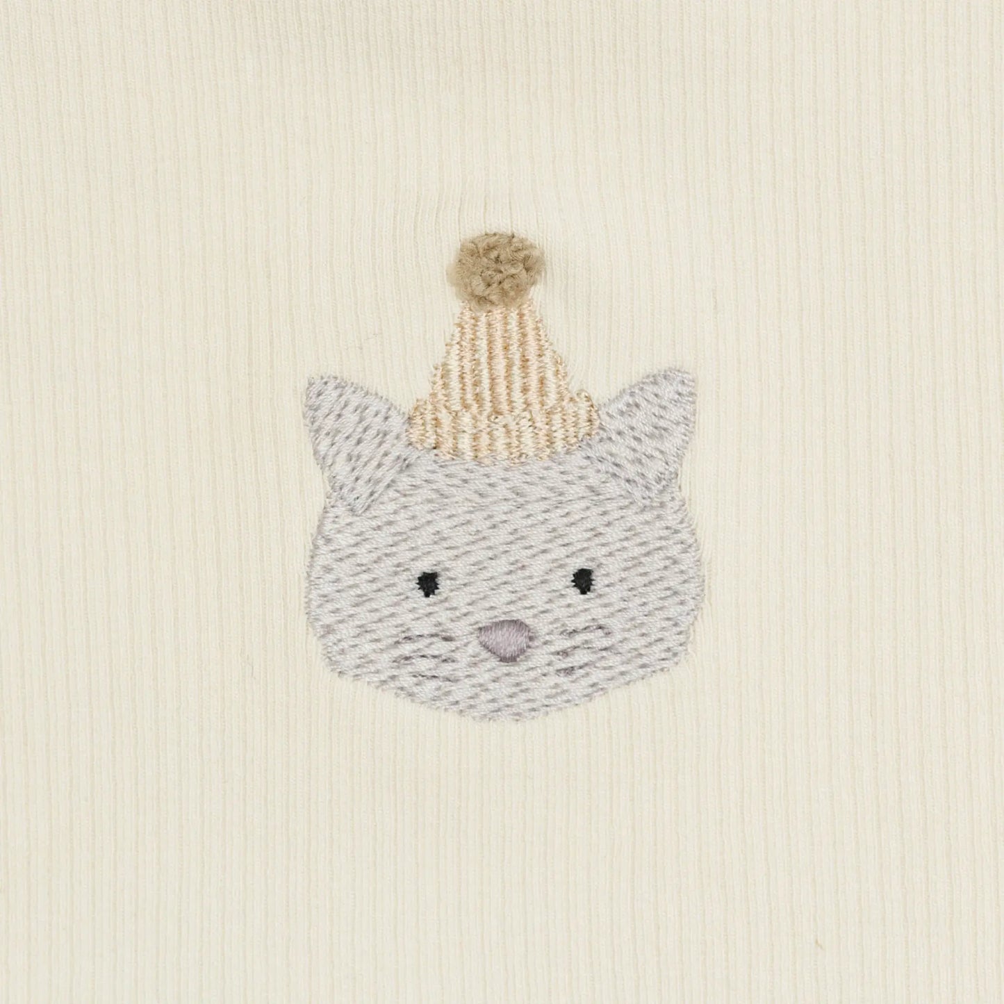 Donsje - Top "Nowien Top  Festive Cat" | warm white Donsje