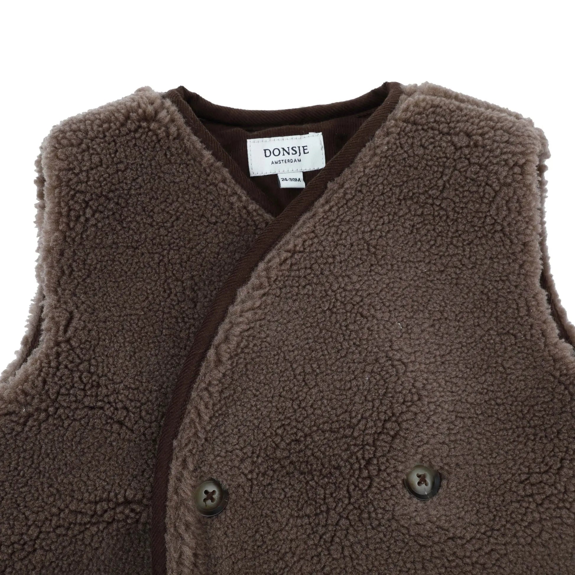 Donsje - Weste "Monty Gilet" | brown Donsje