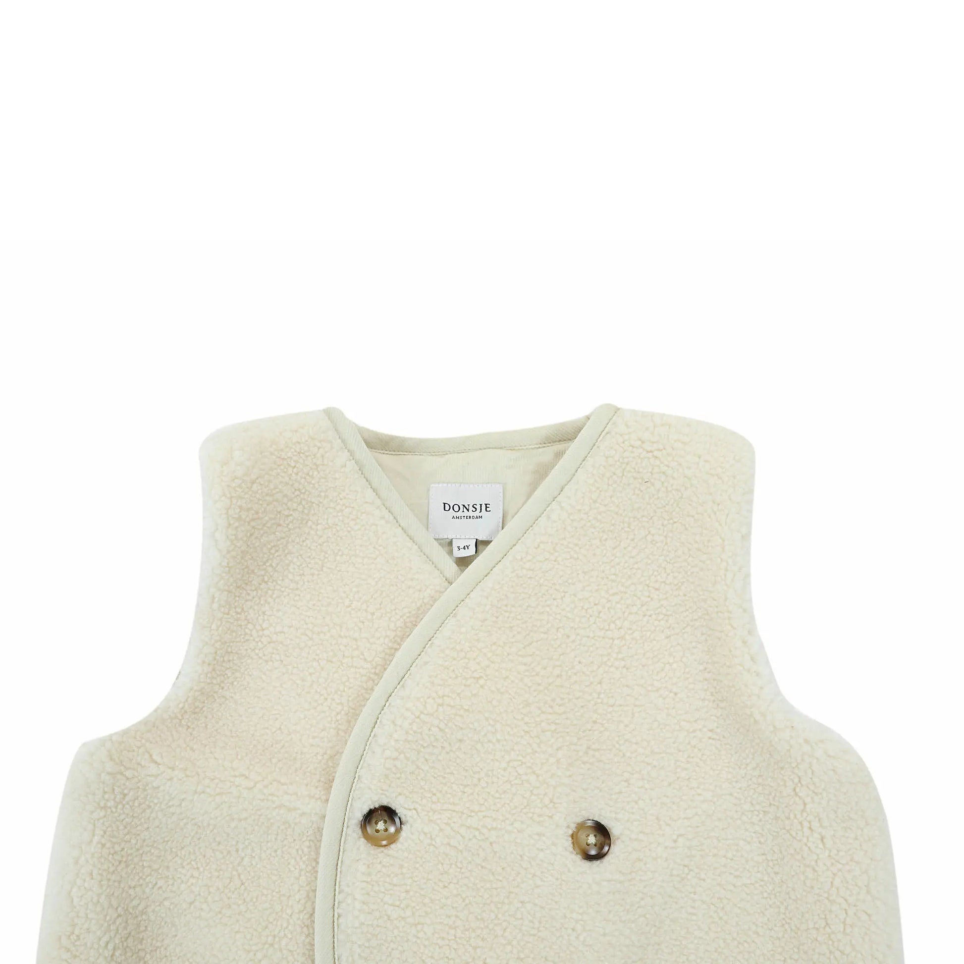 Donsje - Weste "Monty Gilet" | cream Donsje