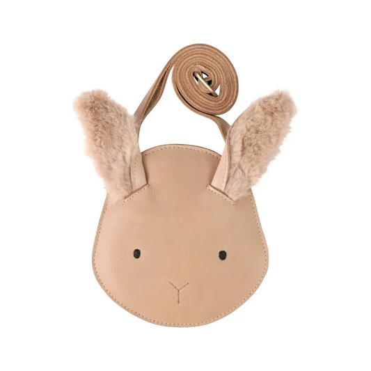 Donsje -  "Britta Exclusive Purse  Fluffy Bunny" | light rust leather Donsje