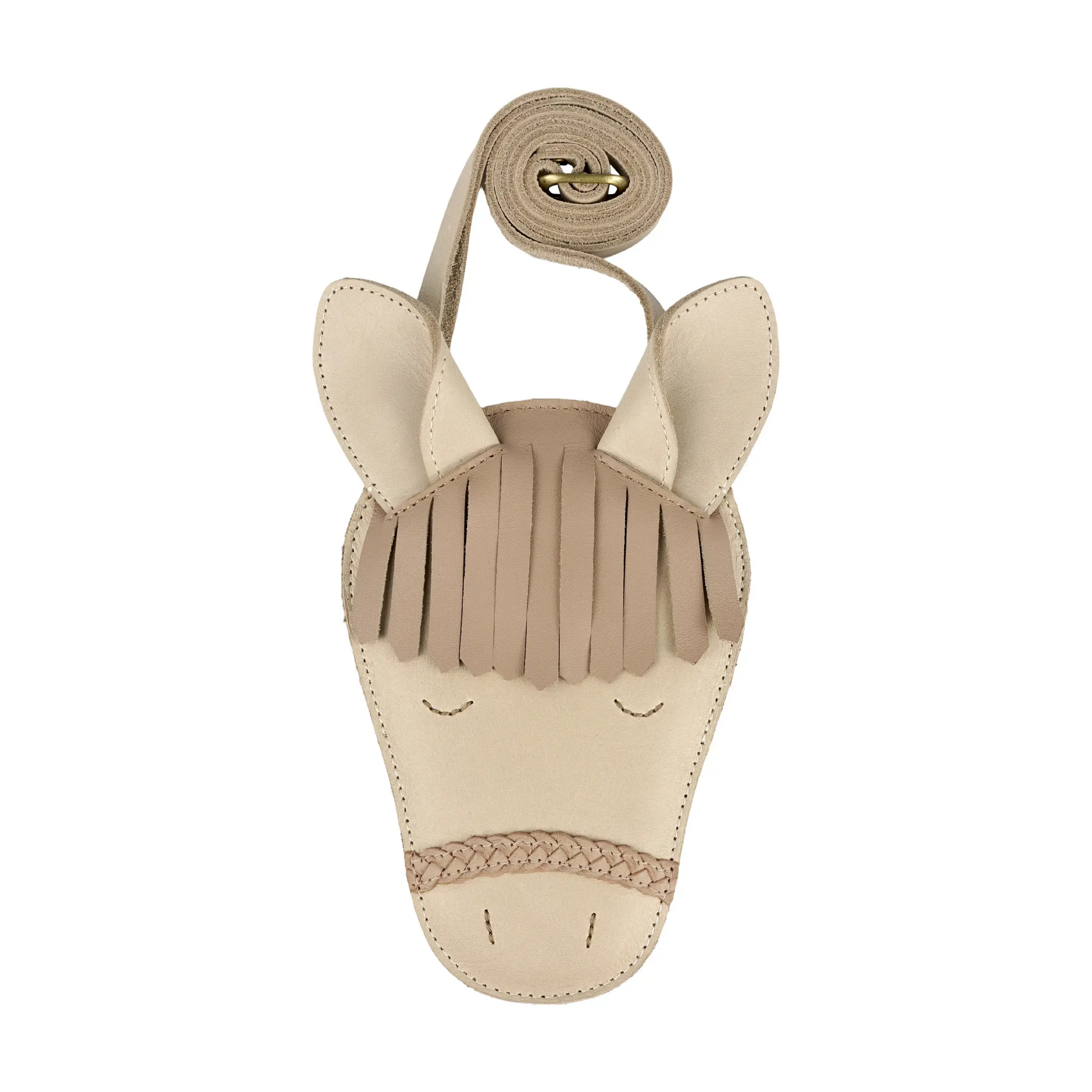 Donsje -  "Britta Special Purse  Horse" | ivory classic leather Donsje