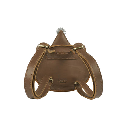 Donsje - Rucksack "Tendo Backpack Festive Bear" | cognac classic leather
