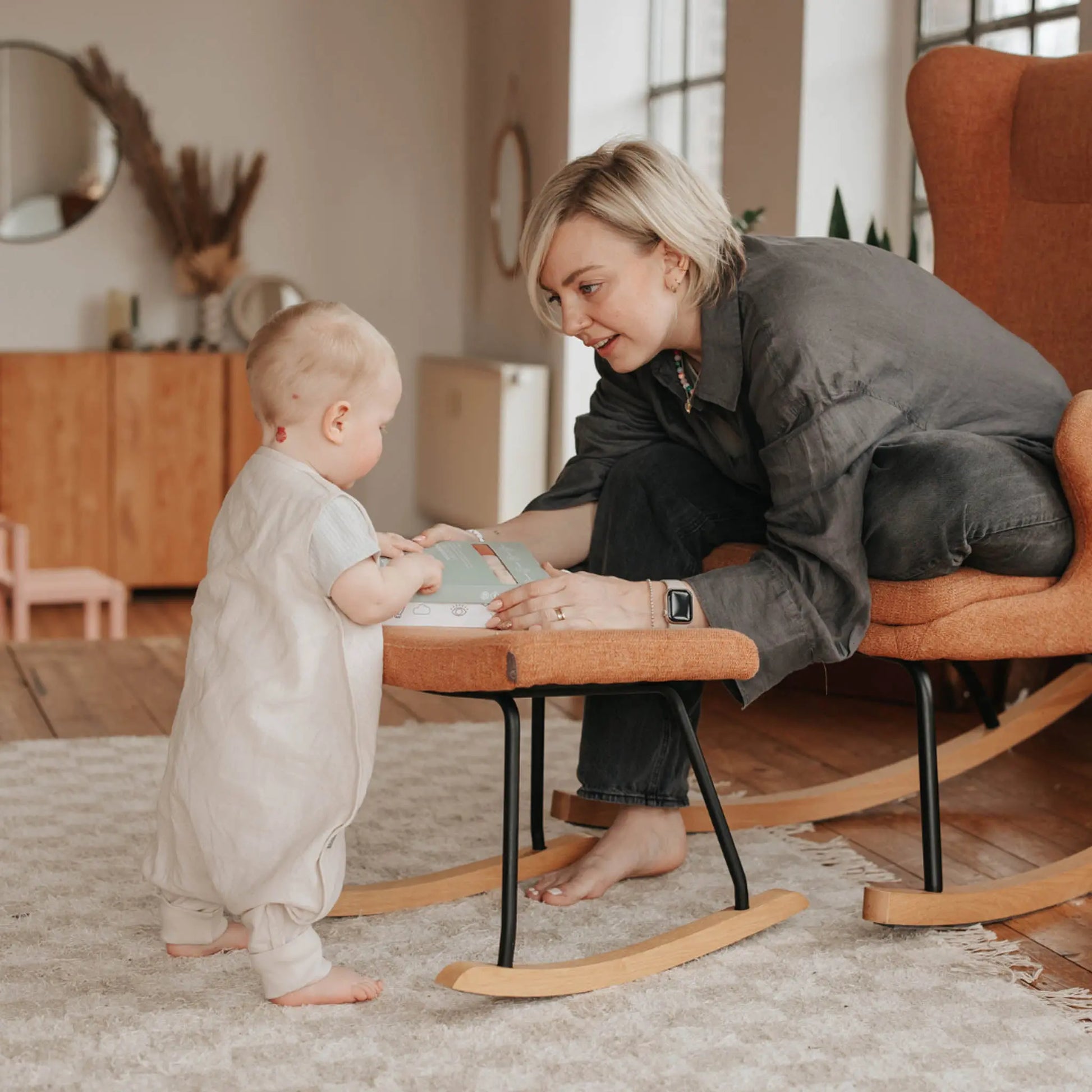 Emma&Noah - Schlafsack mit Füßen aus Leinen "0.5 TOG" | essential beige Emma & Noah