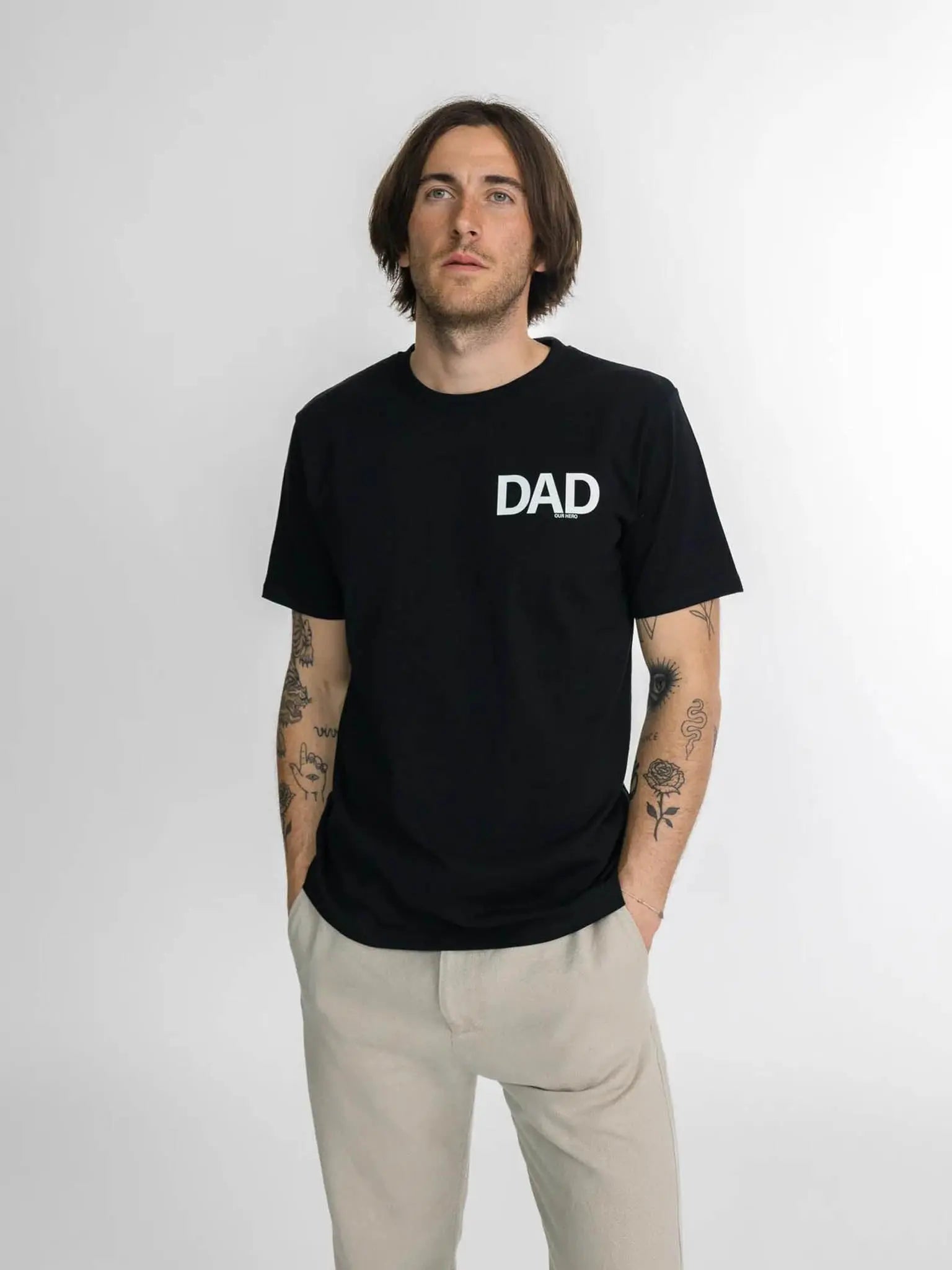 Famvibes - Herren T-Shirt "DAD" | schwarz Famvibes