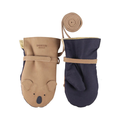 Donsje - Handschuhe / Fäustlinge "Kapi Classic Mittens - Koala" | truffle nubuck Donsje