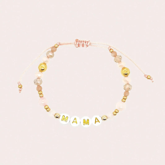 Friday Atelier - Armband "Mama" | beige |Erwachsene Friday Atelier