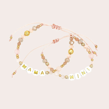 Friday Atelier - Armband "Mama" | beige |Erwachsene