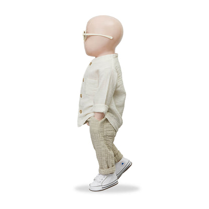 1 + in the Family - Pants "Giorgio" | beige - Leja Concept Store