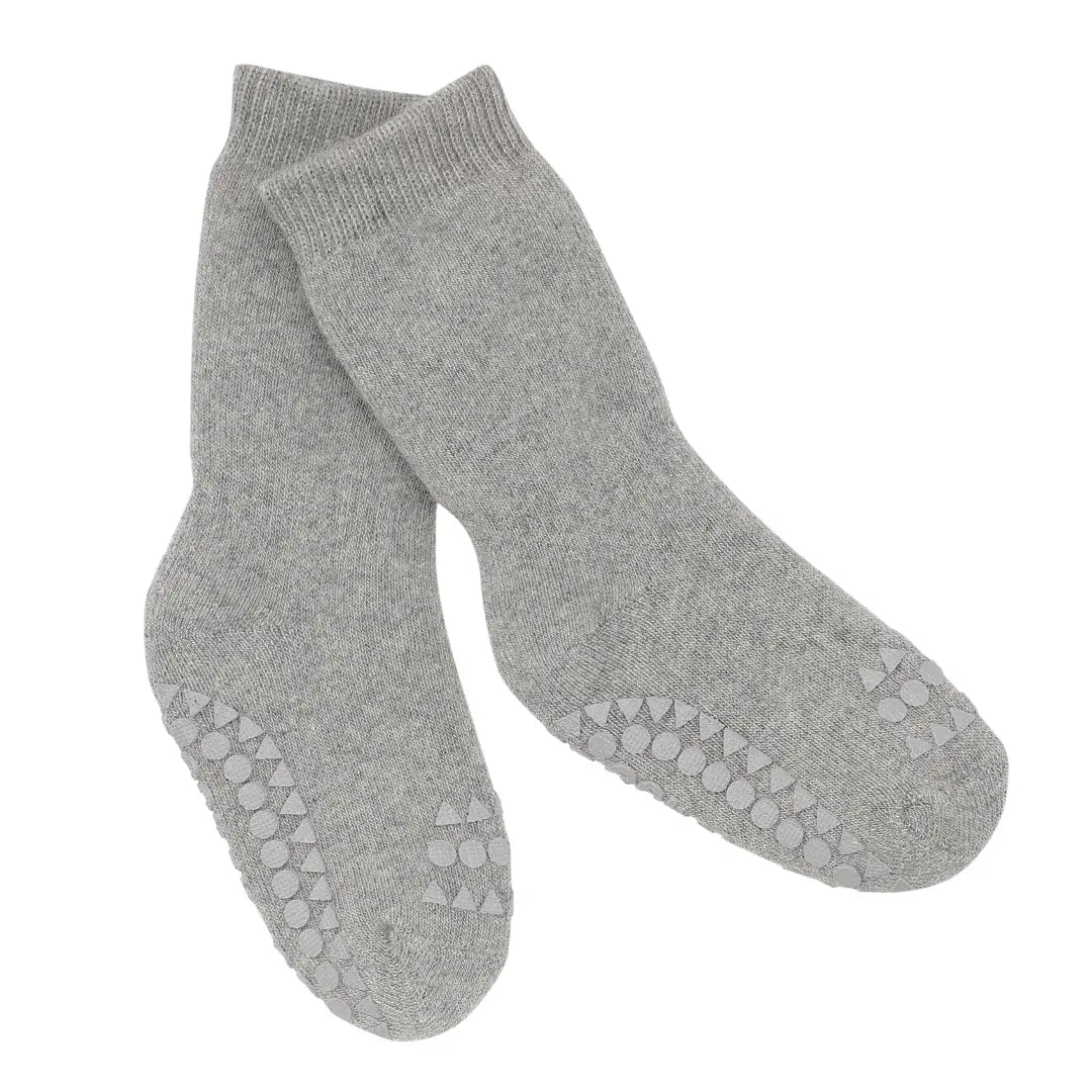 GoBabyGo - Antirutsch-Socken "Non-Slip Socks" | grey melange GoBabyGo