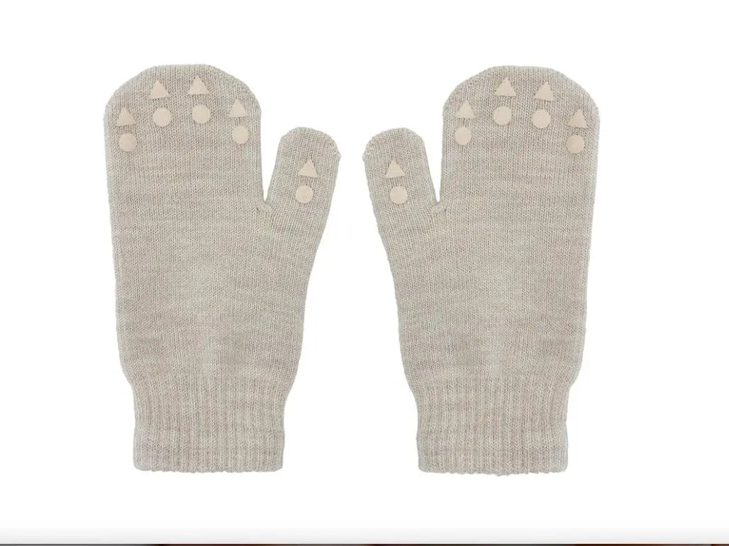 GoBabyGo - Fäustlinge aus Merinowolle "Wool Grip Gloves" | sand GoBabyGo