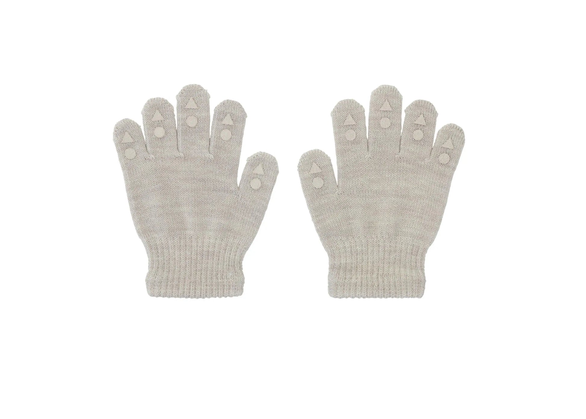 GoBabyGo - Handschuhe aus Merinowolle "Wool Grip Gloves" | sand GoBabyGo