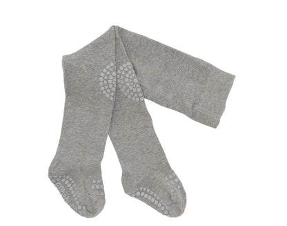 GoBabyGo - Krabbelstrumpfhose "Crawling Tights" | grey melange GoBabyGo