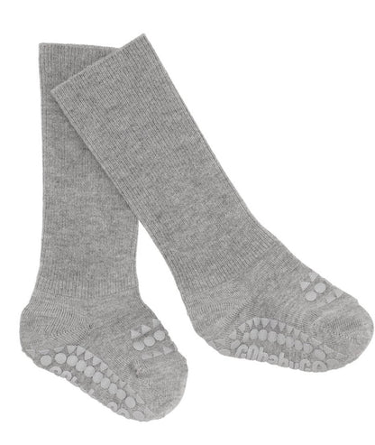 GoBabyGo - Antirutsch-Socken Bambus "Non-Slip Socks Bamboo" | grey melange - Leja Concept Store