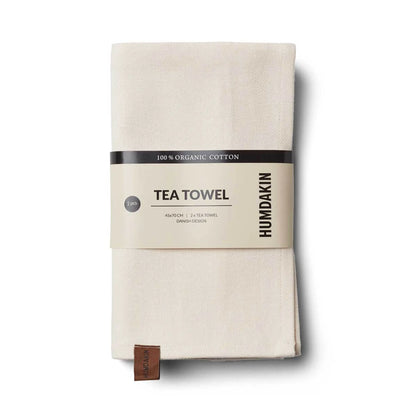 HUMDAKIN - 2er Pack Geschirrtücher "Organic tea towel" | 029 shell HUMDAKIN